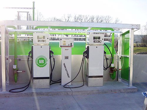 Mannlose Diesel-/Bio-Diesel-Tankanlage