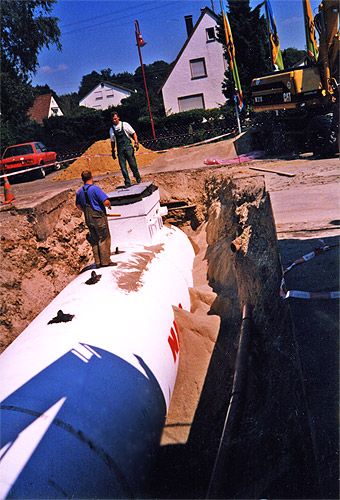 Oberirdische Lagerung